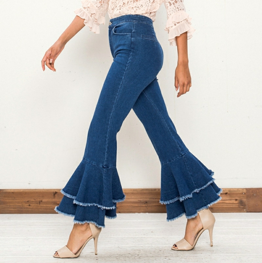 Jealous Tomato Bell Bottom Jeans - Picture 2 of 7